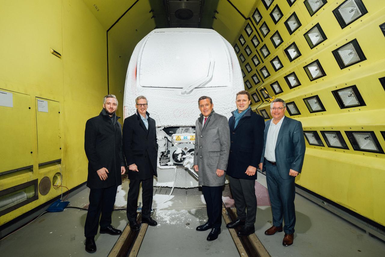 Bild 1 von 5 – Album Pressetermin Klima-Wind-Kanal am 10.02.2025