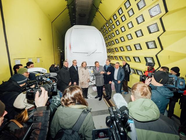 Bild 2 von 5 – Album Pressetermin Klima-Wind-Kanal am 10.02.2025