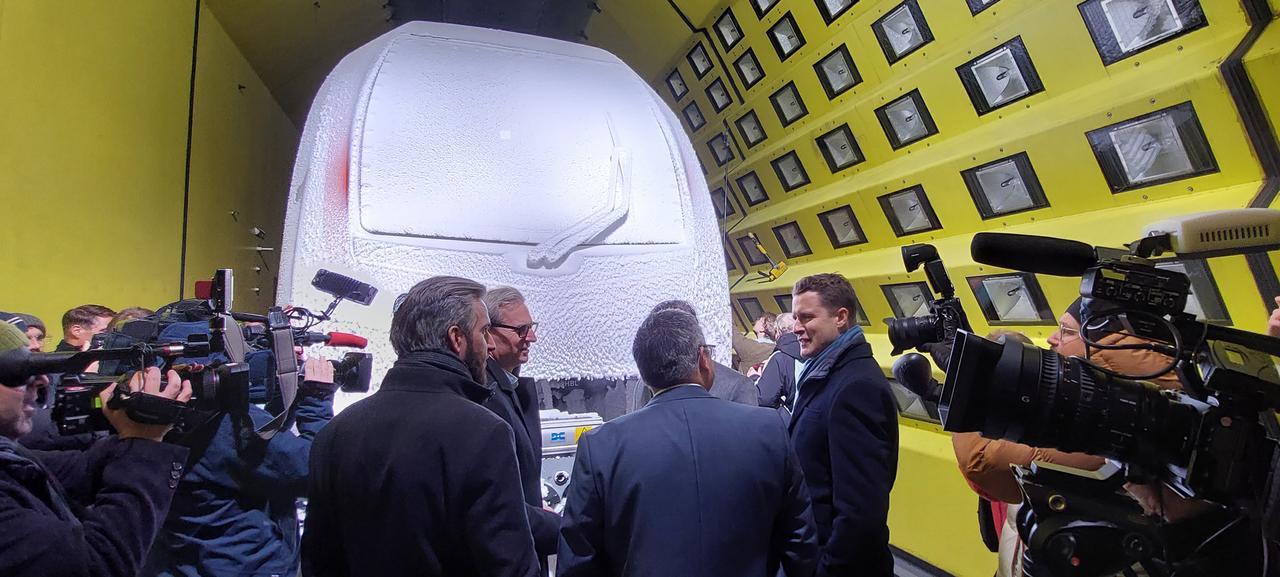 Bild 5 von 5 – Album Pressetermin Klima-Wind-Kanal am 10.02.2025